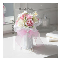 Soap Floral Arrangement Realistic Soap Flower Arrangement Lifelike for Brides