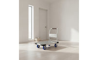 Flatbed Cart with Tie-down Rope Collapsible Platform Hand Truck Padded