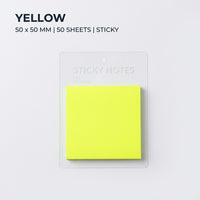 Transparent Sticky Notes Waterproof Colorful, 50 Sheets Stickers for Students School Office, Self for Studying Text Books, Postits