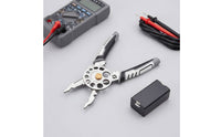 Industrial Grade Rotary Wire Stripper Heavy Duty Multifunction Wire Stripper Easy to Use Cable Stripping Pliers Stainless Steel for Electricians, Electrical Work, Workshop