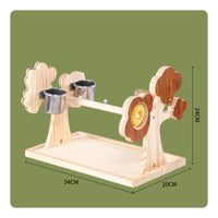 Bird Stand with Cups billowyShaped Tree Bird Stand