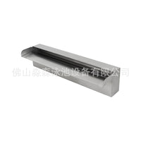 304 Stainless Steel Waterfall Outlet for Pool and Garden