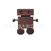 Creative Wooden Leg-Shaking Figurine Car Ornament with Aroma Diffuser