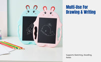 LCD Writing Board Cartoon Creature, One-Touch Erase, Multifunctional, Kids Pad