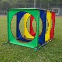 Hurdle Tunnel Set Portable Kids Obstacle Course Easy to Clean for Preschoolers