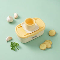 Ginger Grinder Manual Garlic Grinder Double-Sided Blade