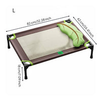 Raised Pet Cot Water-resistantProof Elevated Dog Bed Sturdy Frame for Dogs, Cats