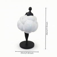Abstract Female Figurine Handmade Abstract Woman Sculpture Zen for Coffee Table