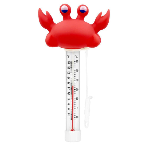 Crab Style Swimming Pool Thermometer Easy to Read for Hot Tubs, Ponds