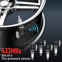 4-Piece Tire Pressure Monitoring Sensor Set for Mercedes-Benz