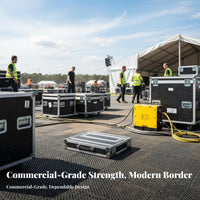 Sound Equipment Holder Case Audio Device Heavy-Duty Transport Enclosure Pressure-Resistant for Stage Performance