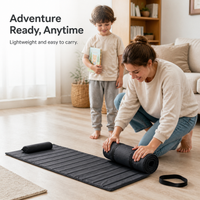 Portable Folding Camping Cot Mat for Office Naps and Outdoor Leisure