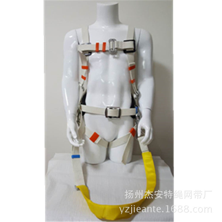 Full Body Flame Retardant Safety Harness with Lumbar Support for High-Altitude Work