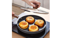Nonstick 4 Hole Frying Pan Stone Coating 4 Section Egg-Cooking Pan Healthy Cooking Cookware Easy to Clean for Breakfast, Home Kitchen