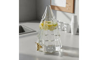 Christmas Tree Drink Dispenser Wide Mouth Lid Cold Water Jug with Tap Party Drink Container Easy to Clean for Home Bar