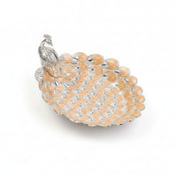 Multi-Use Peacock Fruit Tray Decorative Fruit Tray Glossy
