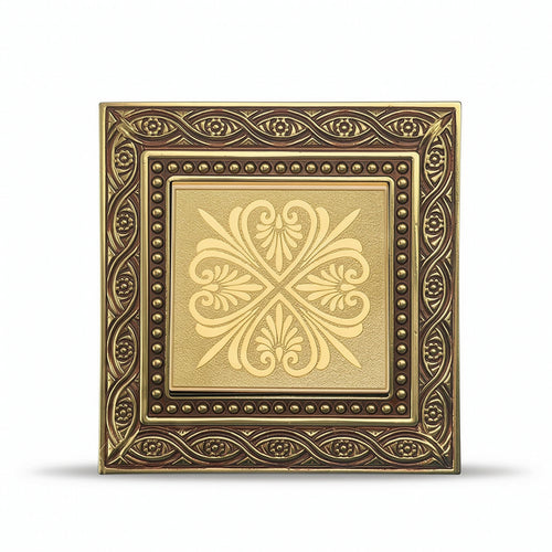 3D Floral Switch Plate Elegant Faceplate Luxurious for Renovation