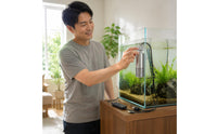 Electric Surface Skimmer Suction Cup Mount Aquarium Oil Remover Low Maintenance