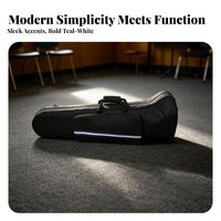 Oxford Cloth Padded Brass Instrument Carry Case Front Pocket Musical Instrument Gear