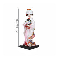 Japanese Geisha Figurine Traditional Craft House Decoration Meticulous Details