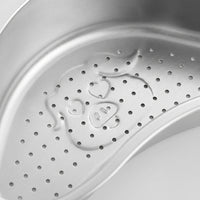 Kitchen Sink Drainer Corner Basket, Stainless Steel 304 Japanese Style Sink Strainer, Anti Clogging Perforated Mesh Home Kitchen Organiser