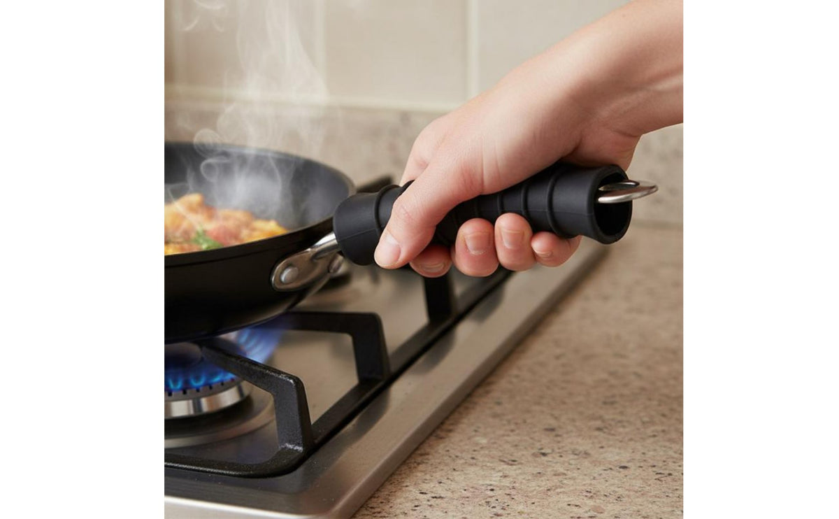 Silicone Pot Grip Cover Versatile Fit Heat Resistant Pan Grip Sleeve Soft & Comfortable Silicone Pot Ear Clip for Camping