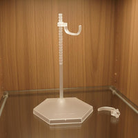 Doll Display Stand with Crotch Support Adjustable Action Figure Display Stand Low-Profile for Shelf