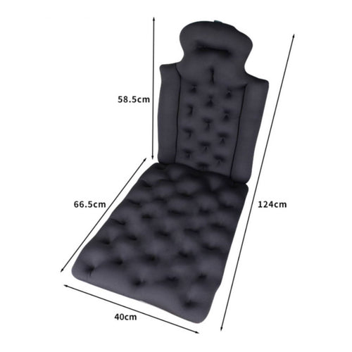Bathtub Backrest Cushion Skin-Friendly Non-Slip Tub Pillow Quick Drying