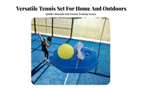 Tennis Racket Iron Alloy Frame Beginner Tennis Racket Prestrung Athletic Gear for Beginners, Children, Training Exercise, Matches