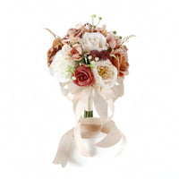 Wedding Bouquet with Ribbons Long-Lasting Bridal Bouquet Handmade