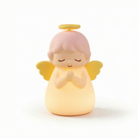 Angel Silicone Lamp Dimmable Angel Night Gentle Glow for Bedroom, Kids