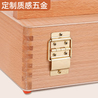 Rounded Corner Beech Wood Desktop Easel for Artists
