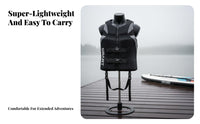 Lightweight and Comfortable Adult Life Jacket Long-Lasting Construction High Buoyancy Safety Vest Ergonomic Design for Boating, Kayaking