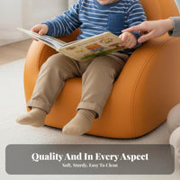 Upholstered child's Armchair Stable Design child's Club Chair for storytime Corner