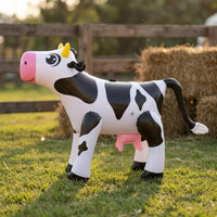 Inflatable Cow PVC Farm Decor Easy to Inflate