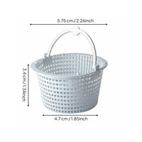 Basket with Handle Slotted Design Automatic Cleaner Basket Mesh Construction