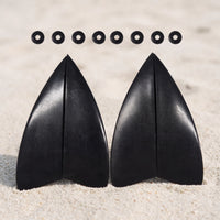 Tapered Kiteboard Tail Fin Streamlined Kiteboard Fin Lightweight Detachable for Kiteboarders