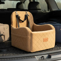 Dog Car Booster Seat Soft Padded Car Pet Bed Sturdy Foam for Travel, Dogs