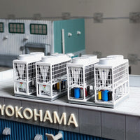 土豆模型1/64比例微缩仿真消防水罐中央空调模型室外空调模型