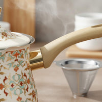 Turkish Coffee Pot Even Heat Distribution Cezve Heavy Duty for Tabletop Serving