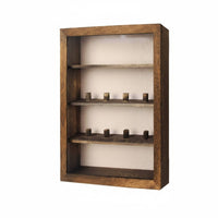 Wooden Shadow Box Solid Wood Keepsake Shadow Box Frame for Collectors, Crafters