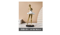 跨境芭蕾舞雕像树脂工艺品摆件舞蹈造型雕塑纪念装饰礼品奖杯批发