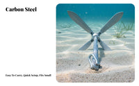 4-Prong Boat Anchor Foldable Design 4-Prong Boat Anchor Boating Equipment Strong Holding Power Portable for Fishermen, Anchoring