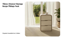 Slim Gap Cabinet Space-Saving Narrow End Table small Size for Bedroom, Renters