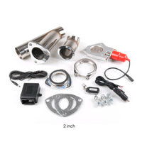 Stainless Steel Variable Sound Exhaust Controller Universal Fit Electric Exhaust Valve for Car Modification, Racing
