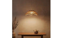 Woven Hat Lampshade Rustic Elegance Influenced Woven Lamp Shade Creates Warm Ambiance Rustic Light Fixture Shade for Tea Room, Study