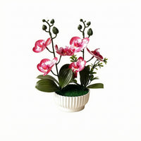 Artificial Blossom Arrangement All Year Color Potted Blossom Decor Lifelike
