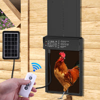 Aluminum Alloy Automatic Chicken Coop Door with Timer and Light Sensor