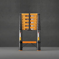 Telescopic Ladder Extendable Ladder Portable for Electricians, Contractors, Home Maintenance, Roof Access, Construction Sites