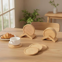 Tree Shape Drink Pad Set Decorative Tree Drink Pad Set Space-Saving